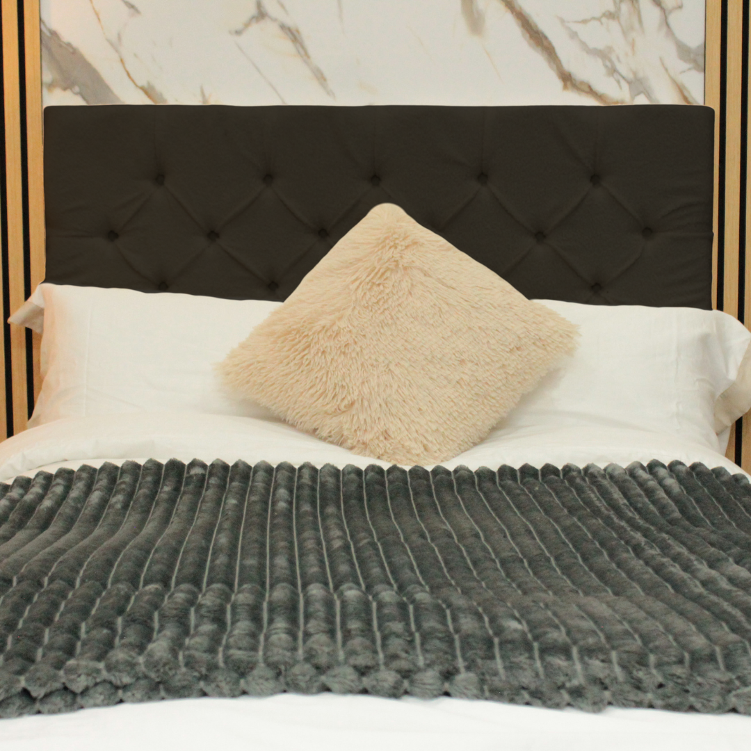 Mason – Chesterfield Design with Buttons Headboard - Boucle