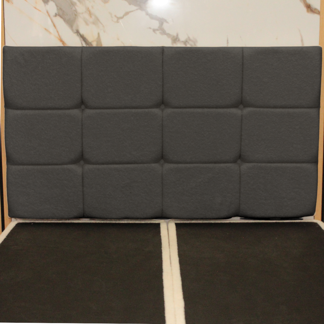 Sloane – Cubic Design with Buttons Headboard - Boucle