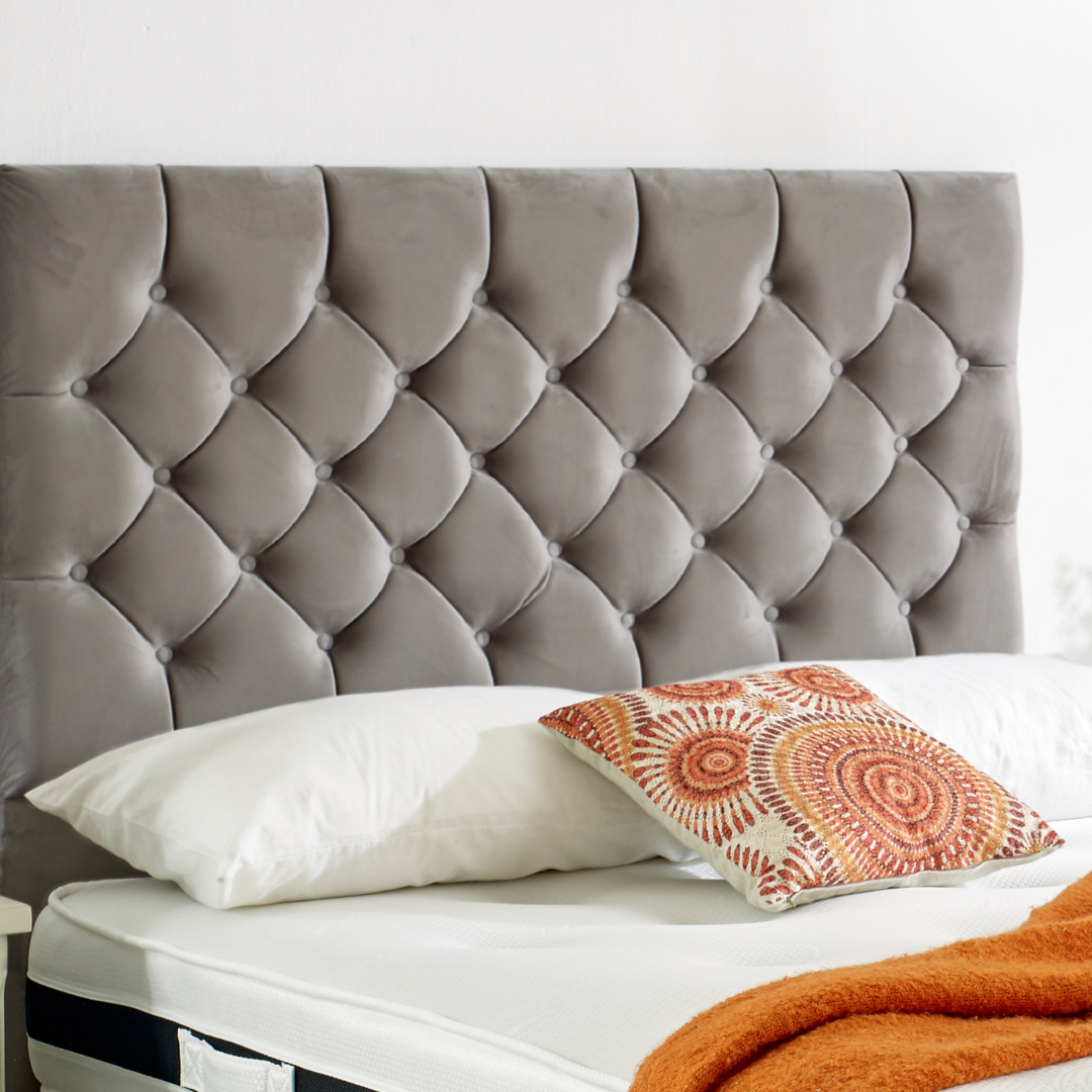 Mason – Chesterfield Design with Buttons Headboard - Plush Velvet