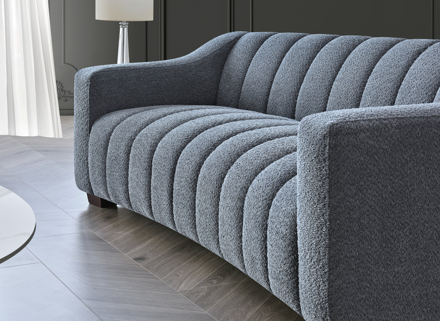 Apollo 3 Seater Sofa in Bouclé Fabric