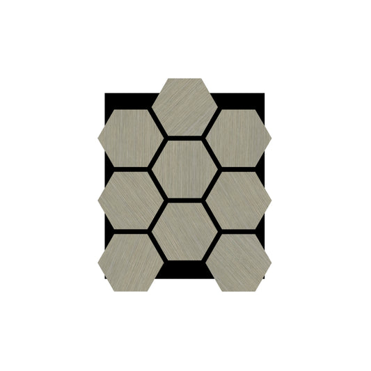 Acoustic Honeycomb Wood Panel - Silver Walnut