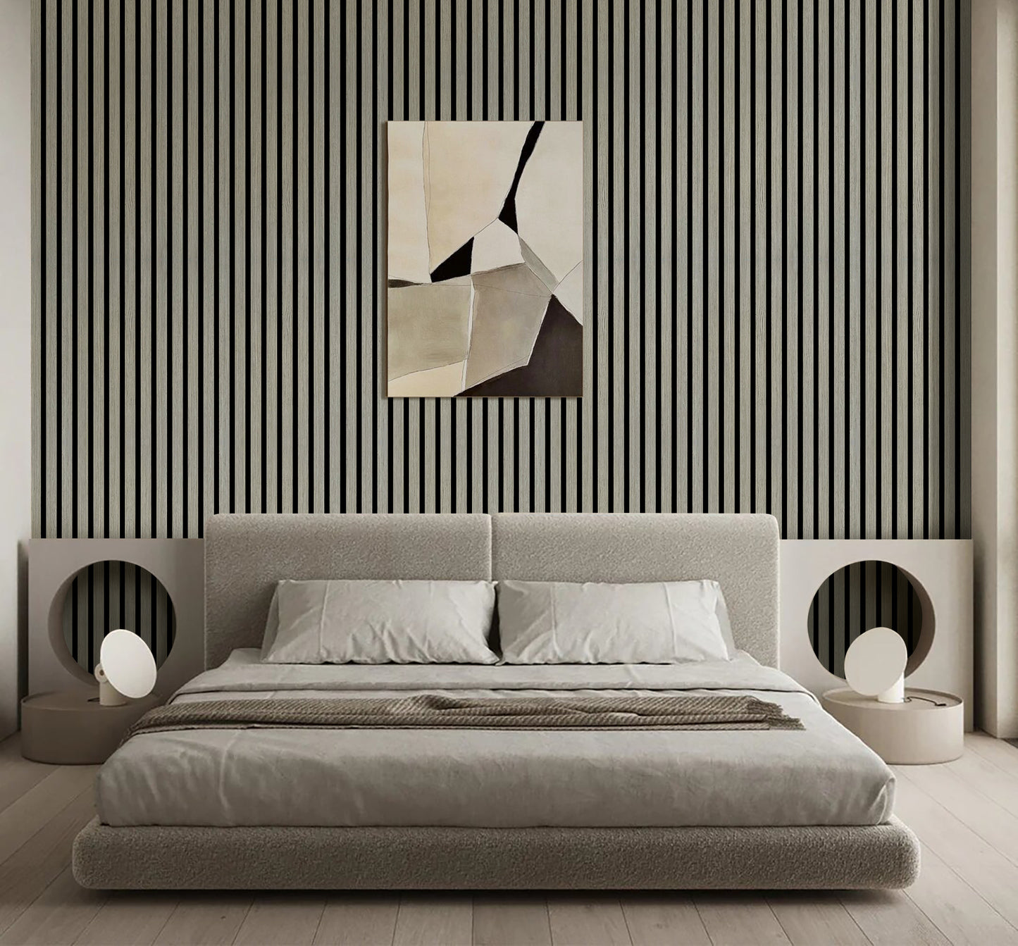 Acoustic Wide Wood Panel - Silver Walnut