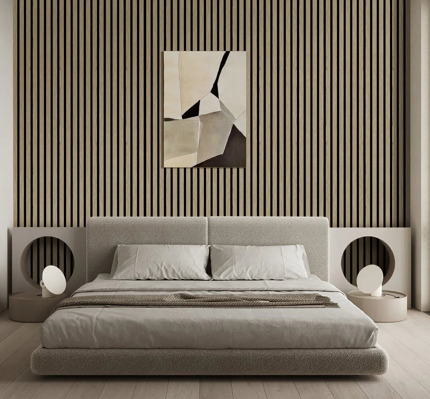 Acoustic Wide Wood Panel - Walnut