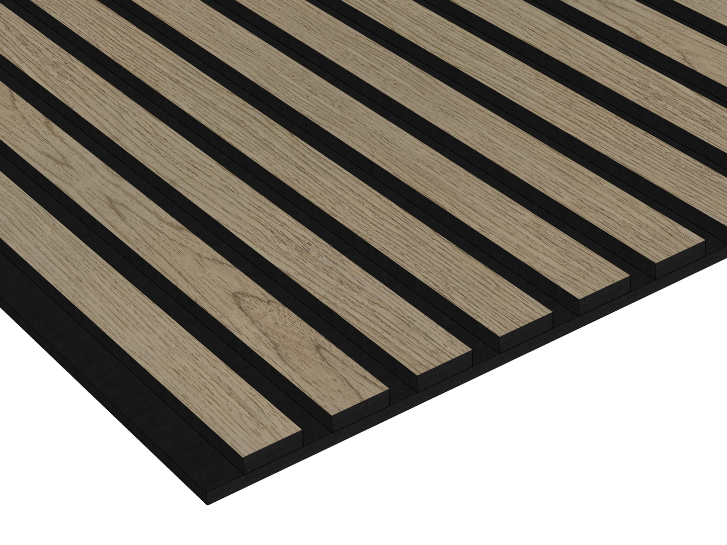 Acoustic Wide Wood Panel - Walnut