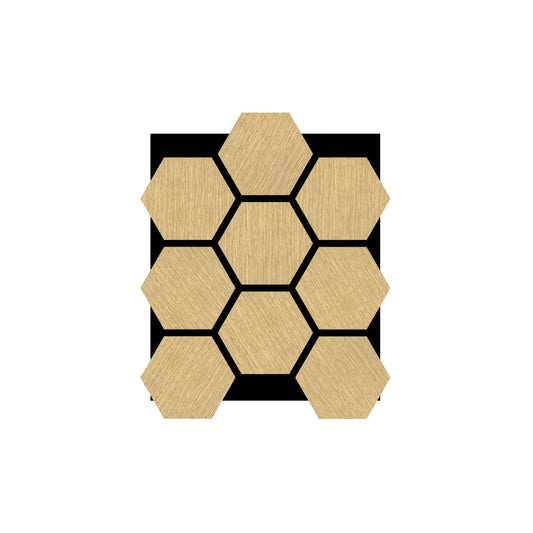 Acoustic Honeycomb Wood Panel - White Oak