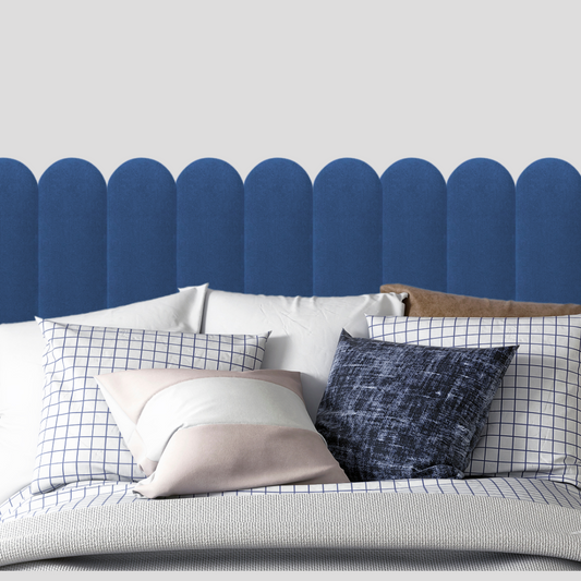 Oval Top Upholstered Panel - Plush Velvet