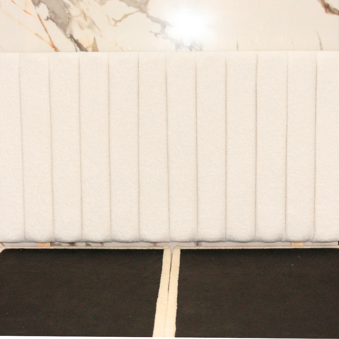 Lyra – Very Thin Panel Design Headboard - Boucle