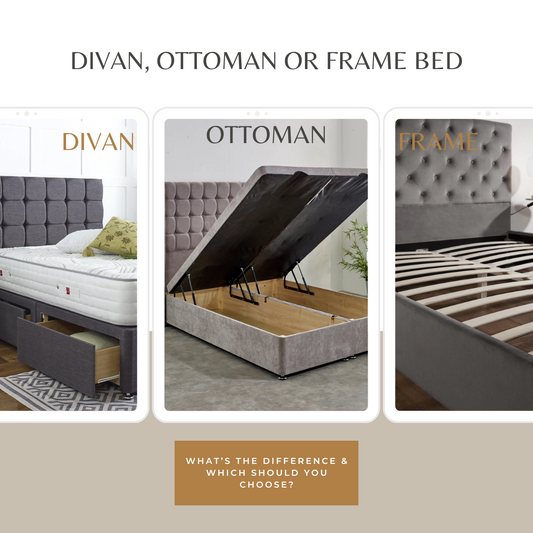 Divan, Ottoman or Frame Bed? Here's What You Need to Know Before You Buy