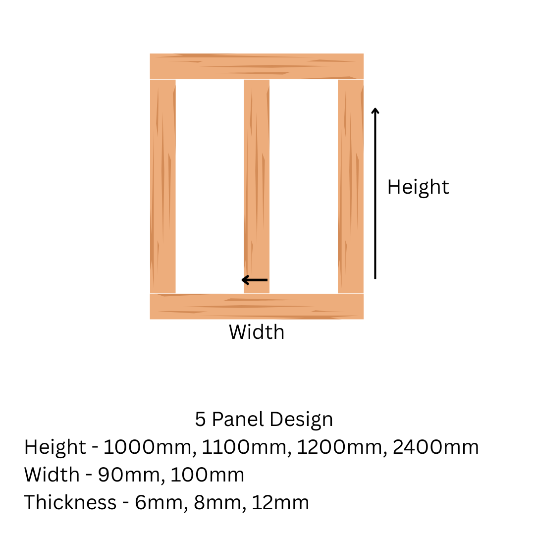Traditional MDF Wall Panels - 12 mm Thickness