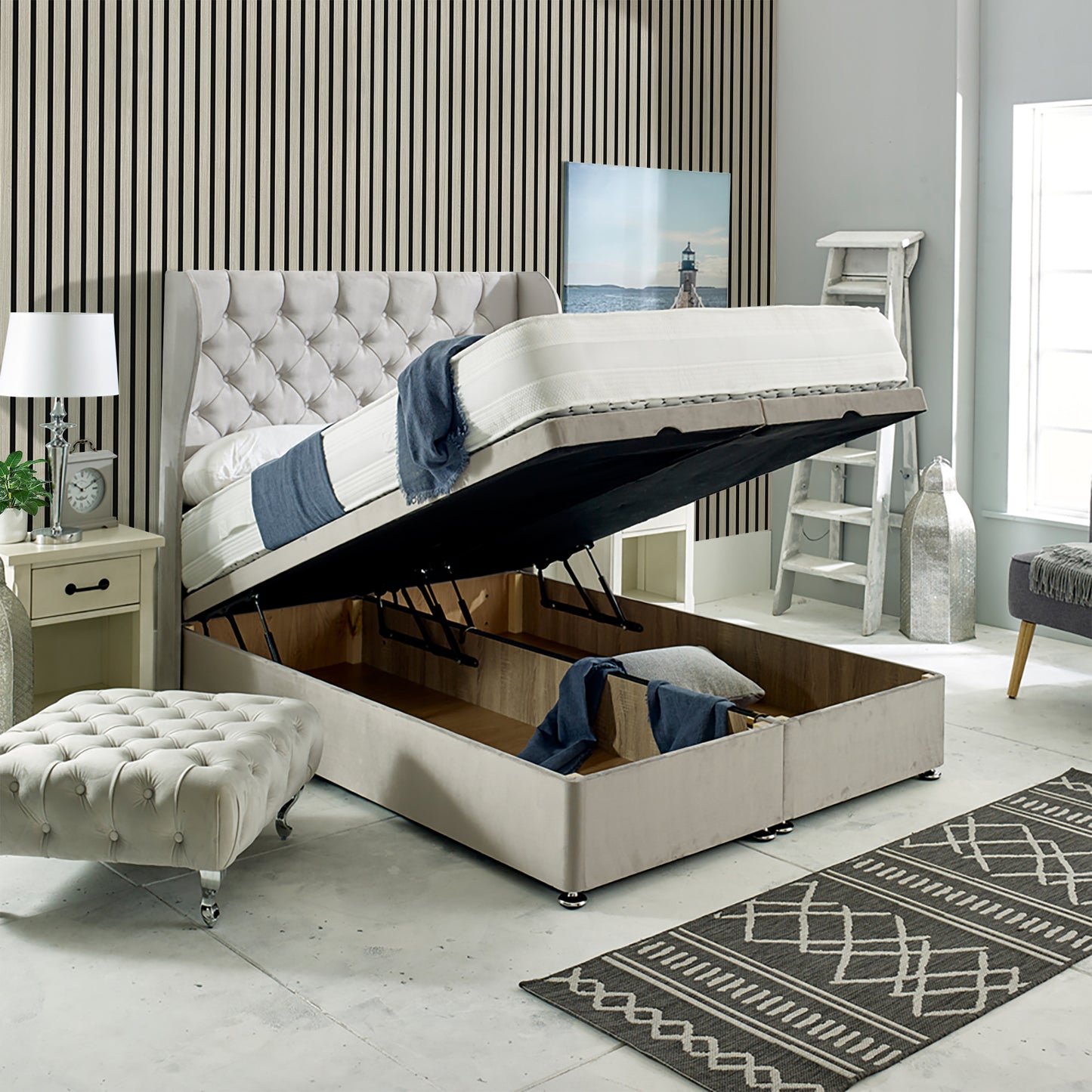 Ottoman Bed - Madison - End Lift