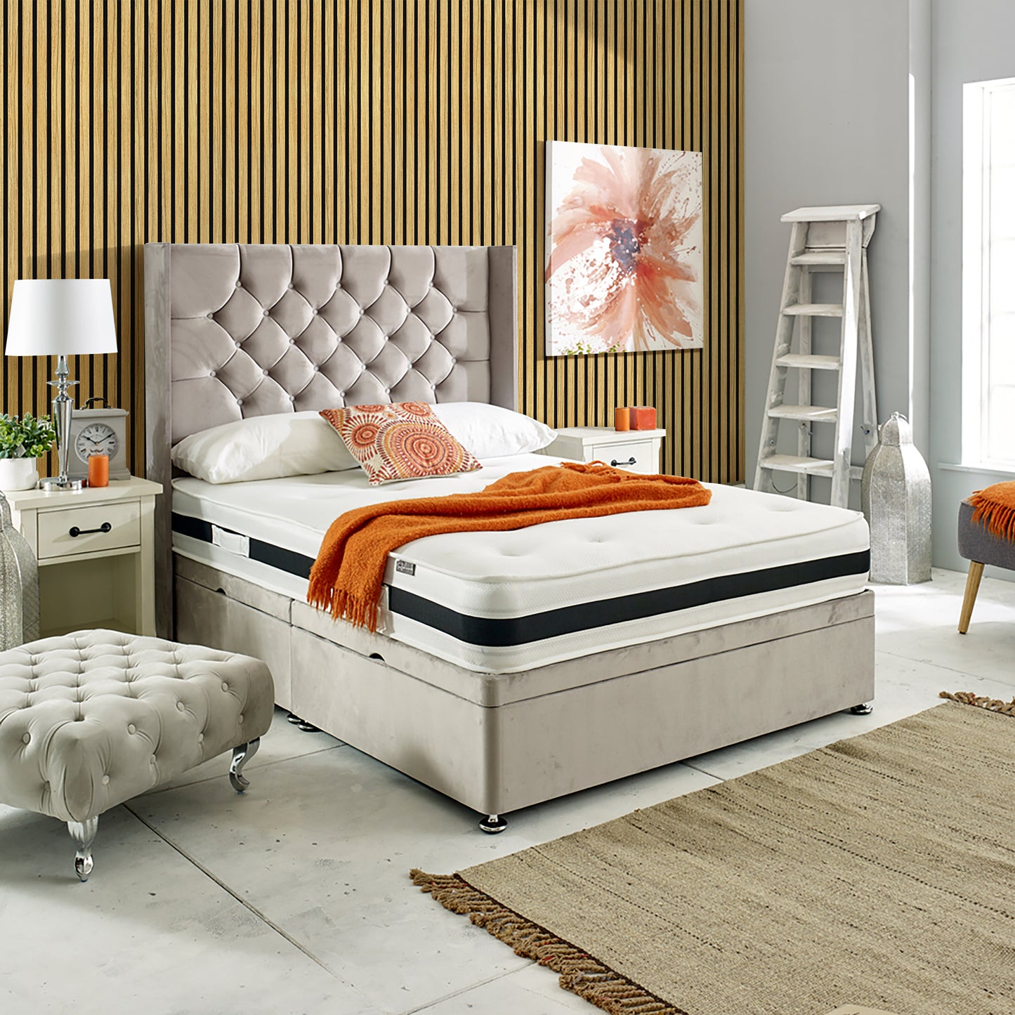 Ottoman Bed - Mason - Side Lift