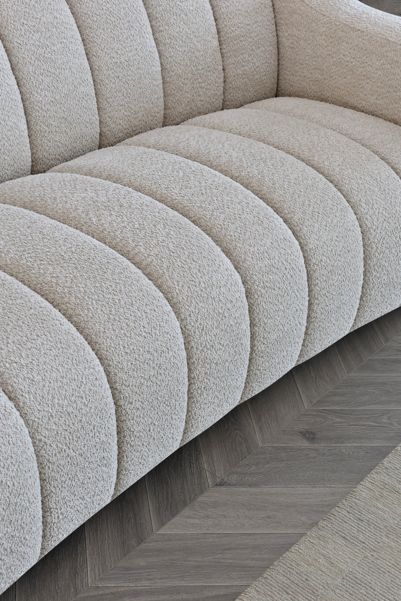 Apollo 3 Seater Sofa in Bouclé Fabric