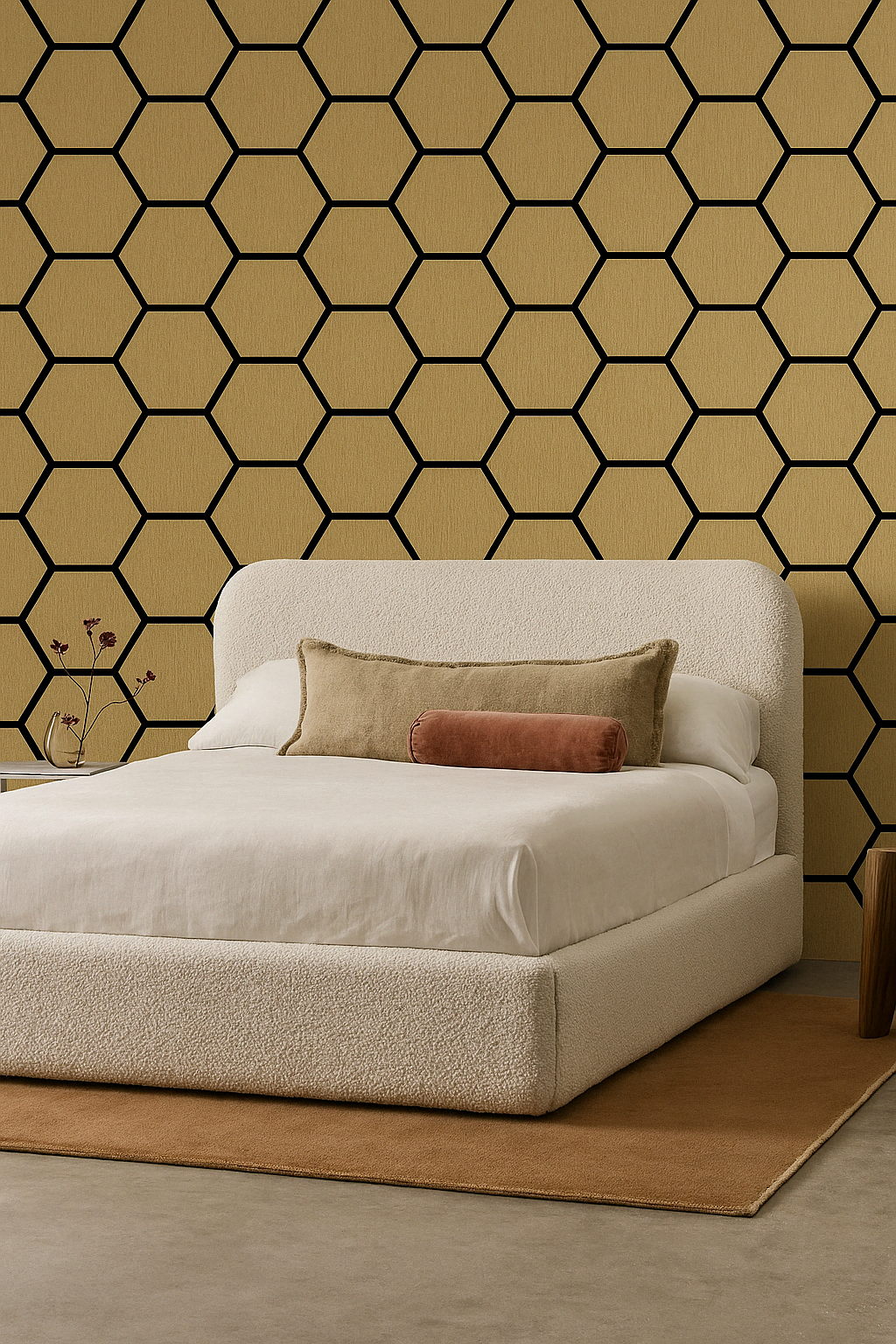 Mira Frame Bed – Rounded Headboard