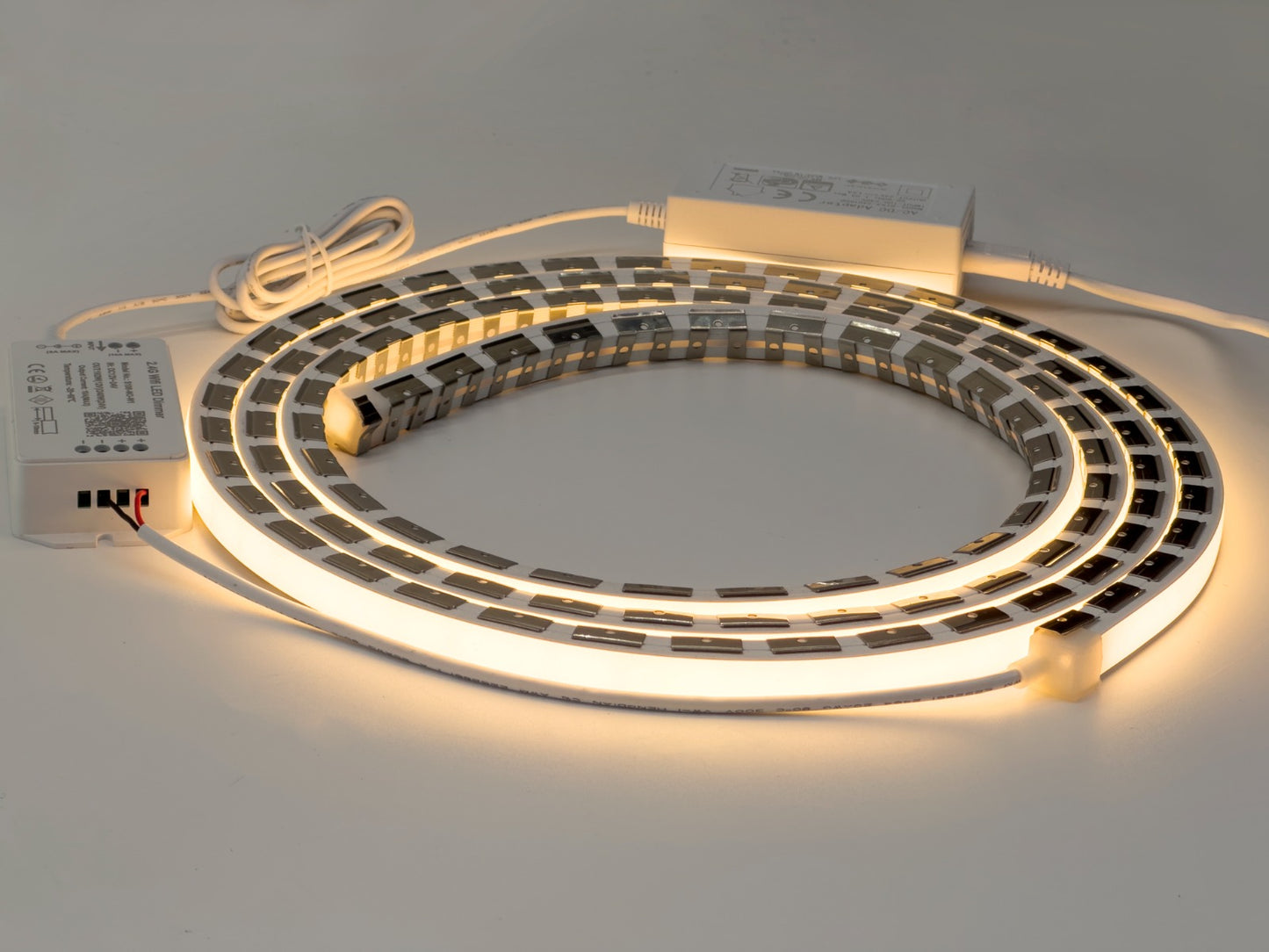 Warm White LED Strips for Acoustic Wood Panels