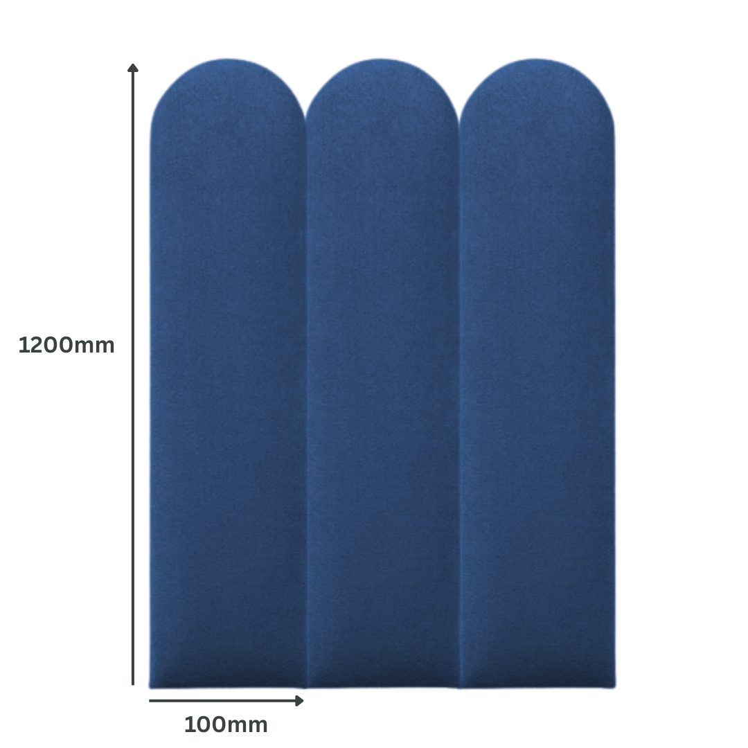 Oval Top Upholstered Panel - Plush Velvet